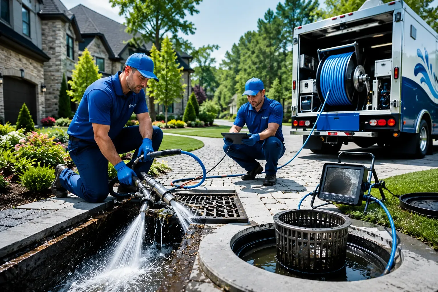 Local outdoor drain cleaning professionals in Reese, MI